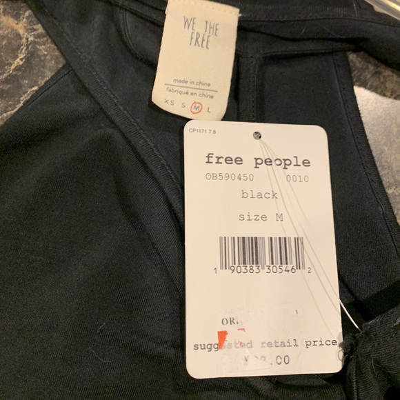 Free people black tank. - Picture 6 of 6